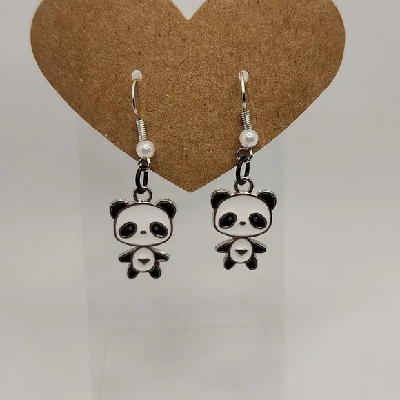 Panda Earrings - Picture 1 of 1